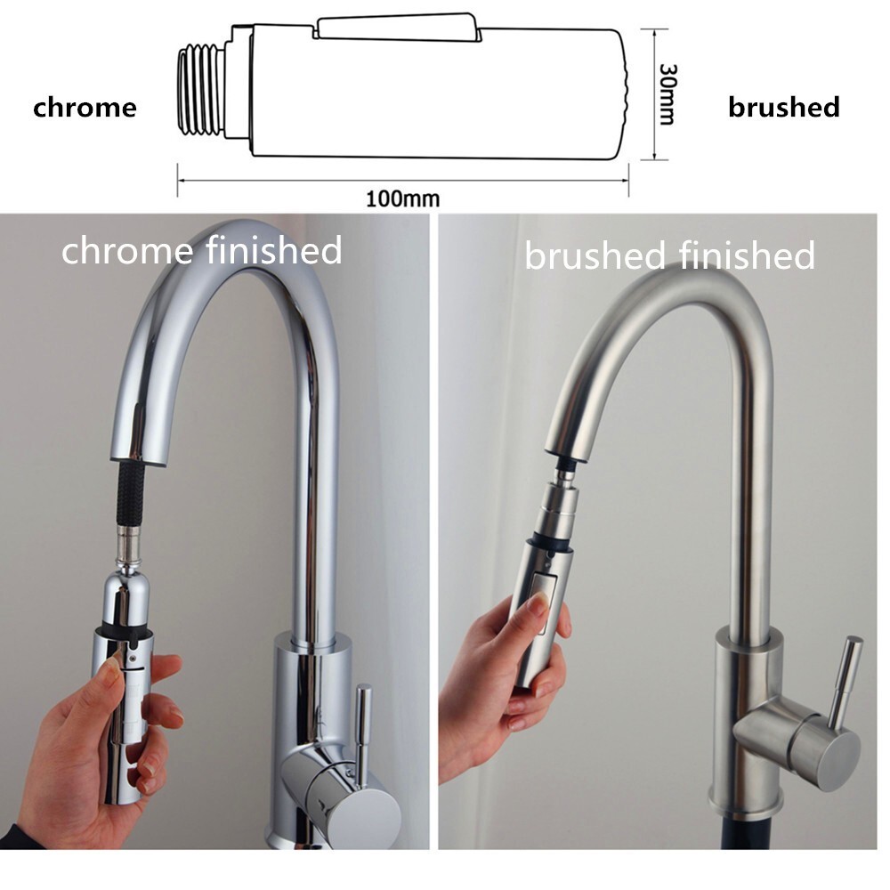 Pull Down Kitchen Sink Faucet Head Replacement Part G1/2 Kitchen Spray Nozzle