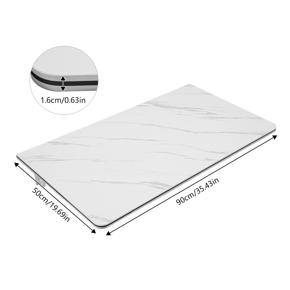 Folding Computer Desk Home Office Study Wall Mount Laptop Table Space Saving