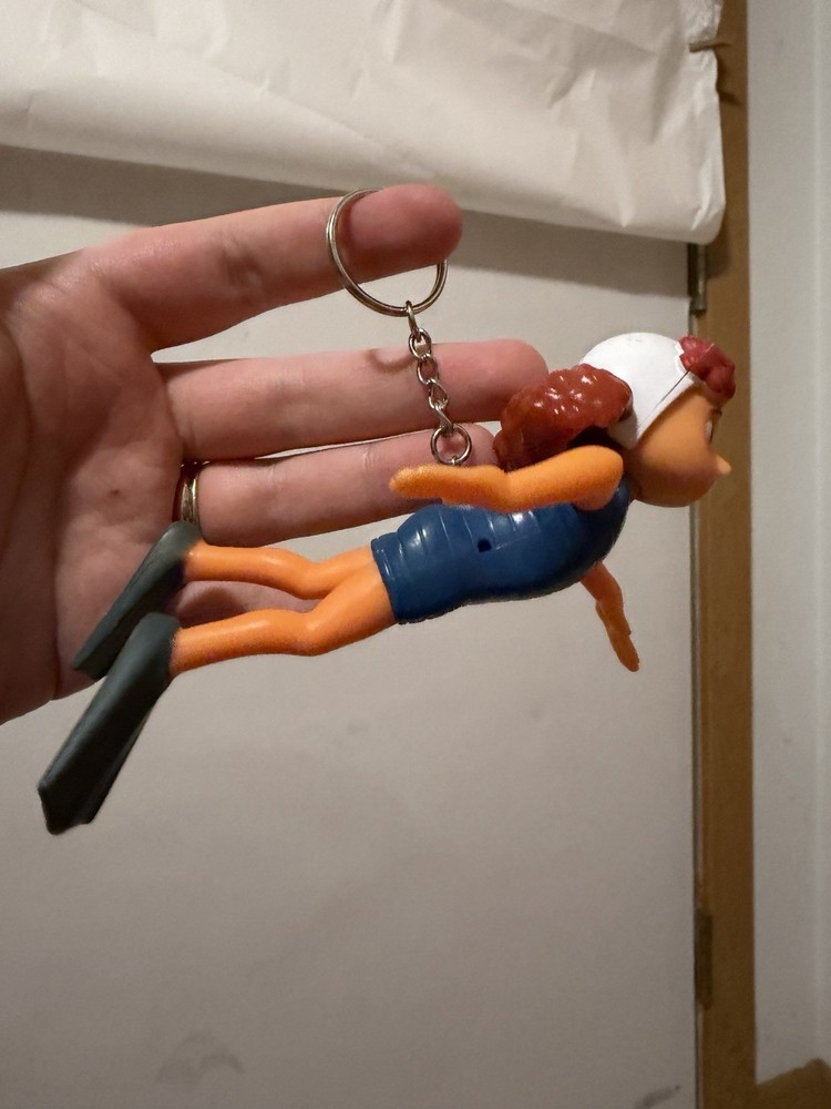 Pixar Luca Keychain Upcycled