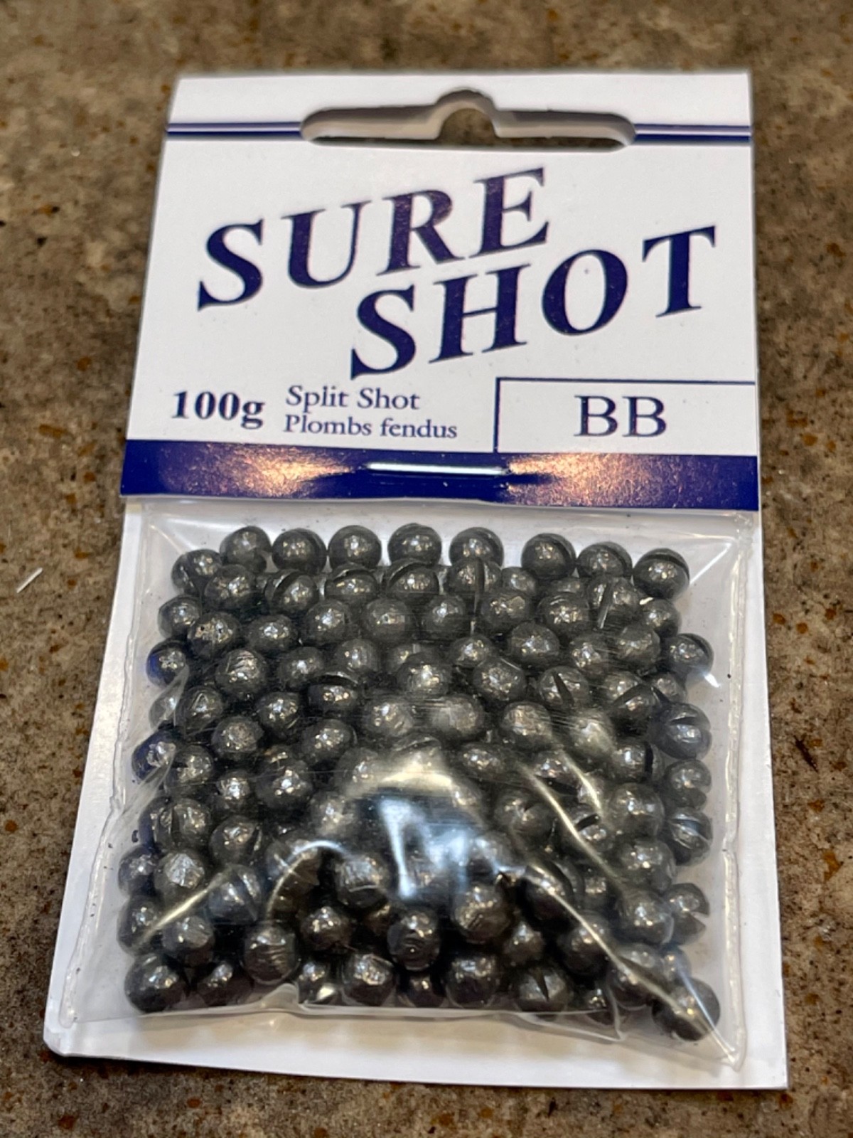 Sure Shot Lead Split Shot, Size - BB, XL 100g / 3.527 Ounce Bag