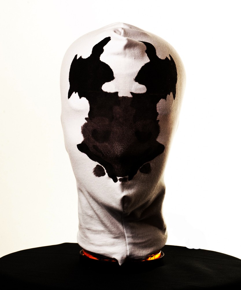 Rorschach Mask MOVING Ink Blots changes with breath SEE VIDEO!