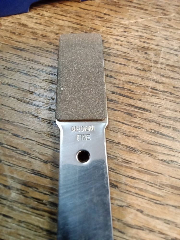 Quad Grit Sharpening Stone File Tool Sharpener for Knife Coarse, Medium, Fine