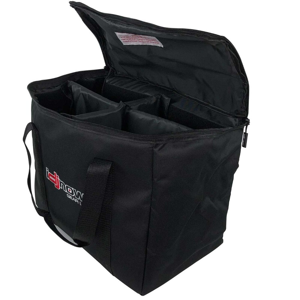 DJ Pro Audio Multi-Purpose Padded Utility/Accessories Case for Lighting, Cables