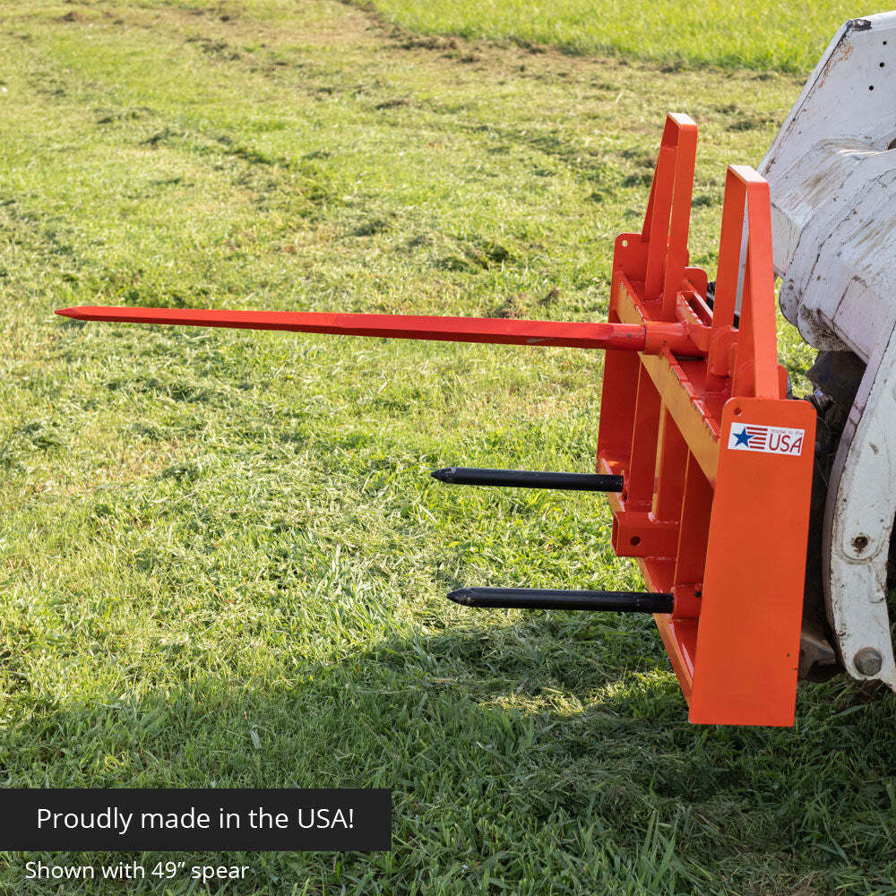 Titan UA USA Made Step-Through Hay Frame Attachment, 43in Spear
