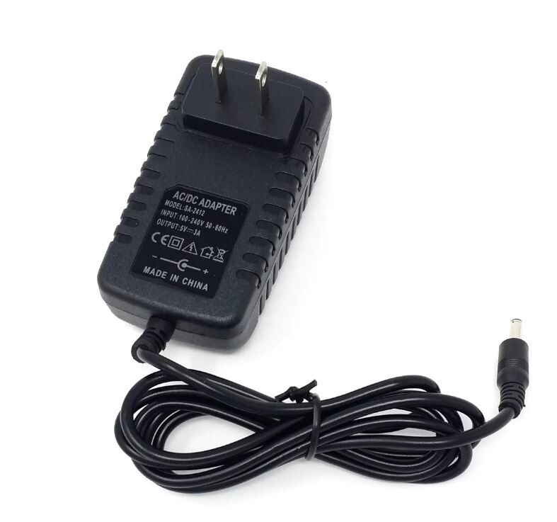 AC/DC Adapter 5V/3A Power Supply 3.5mm Barrel