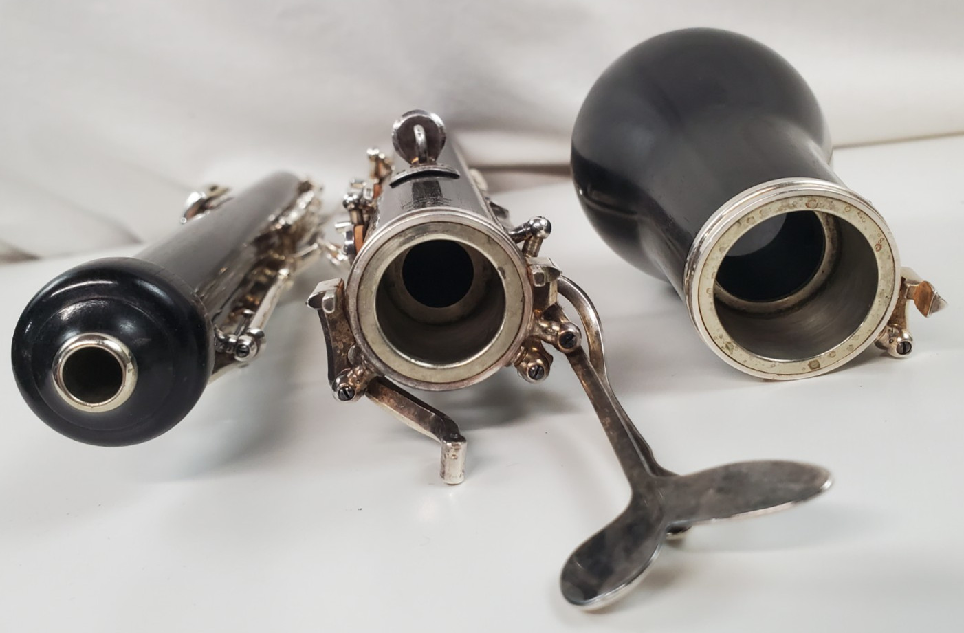 F. LOREE PARIS FULL CONSERVATORY WOOD ENGLISH HORN 3RD OCTAVE KEY LEFT HAND F