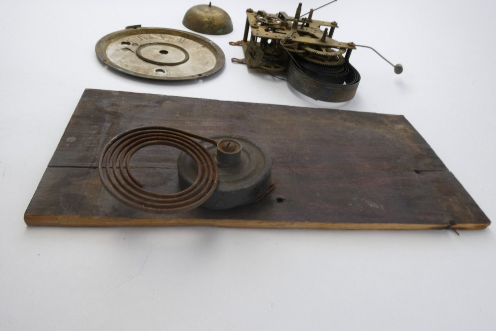 Broken Brass Unknown Maker Gears Clock Parts Panel Face Movement