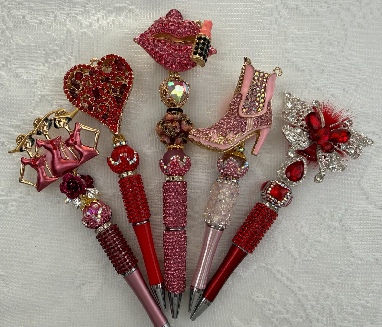 Custom beaded bling pens!! Luxury Inspired Gift.Basket filler. Journal. Collect!