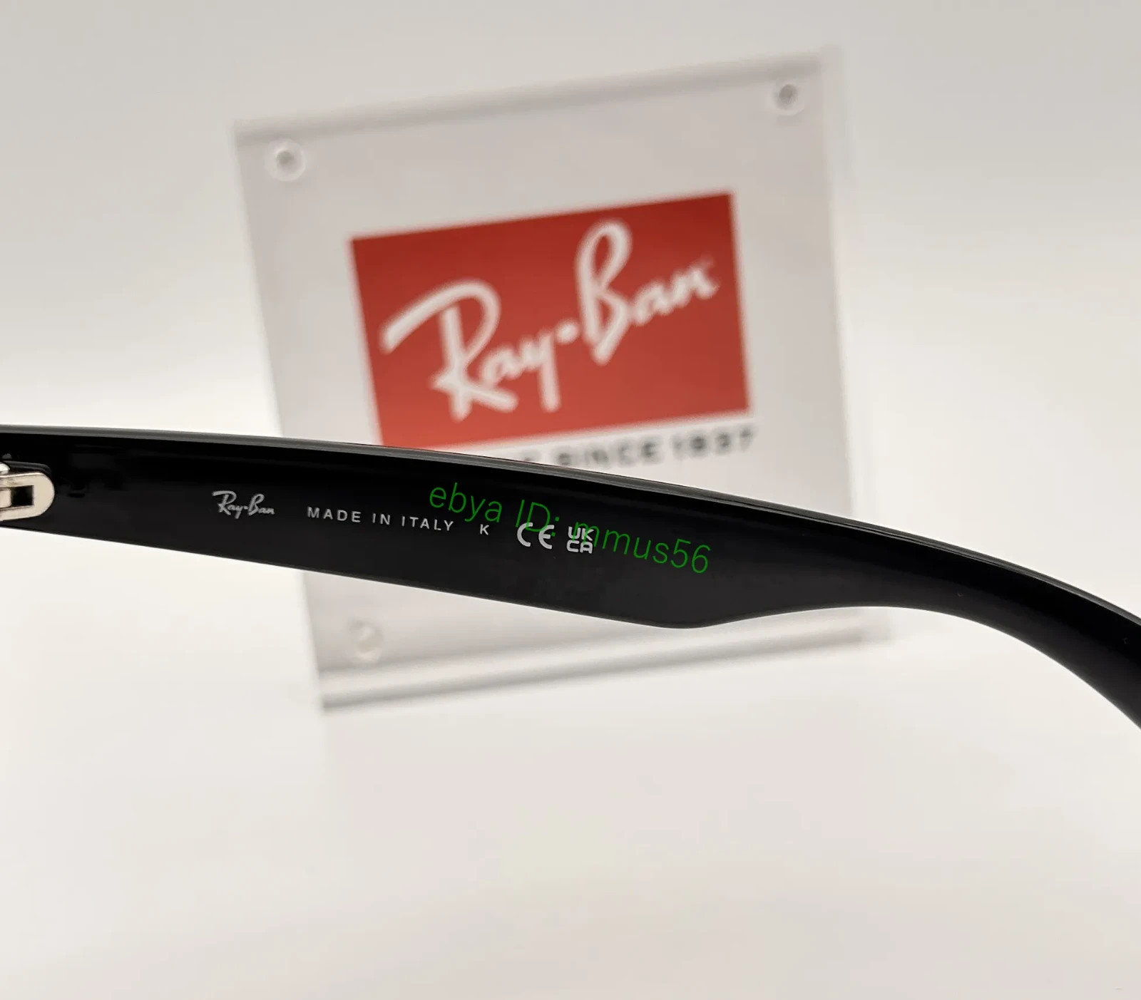 Ray-Ban JUSTIN RB4165 601/8G Sunglasses Dark Grey Matte Rubber Black 54mm