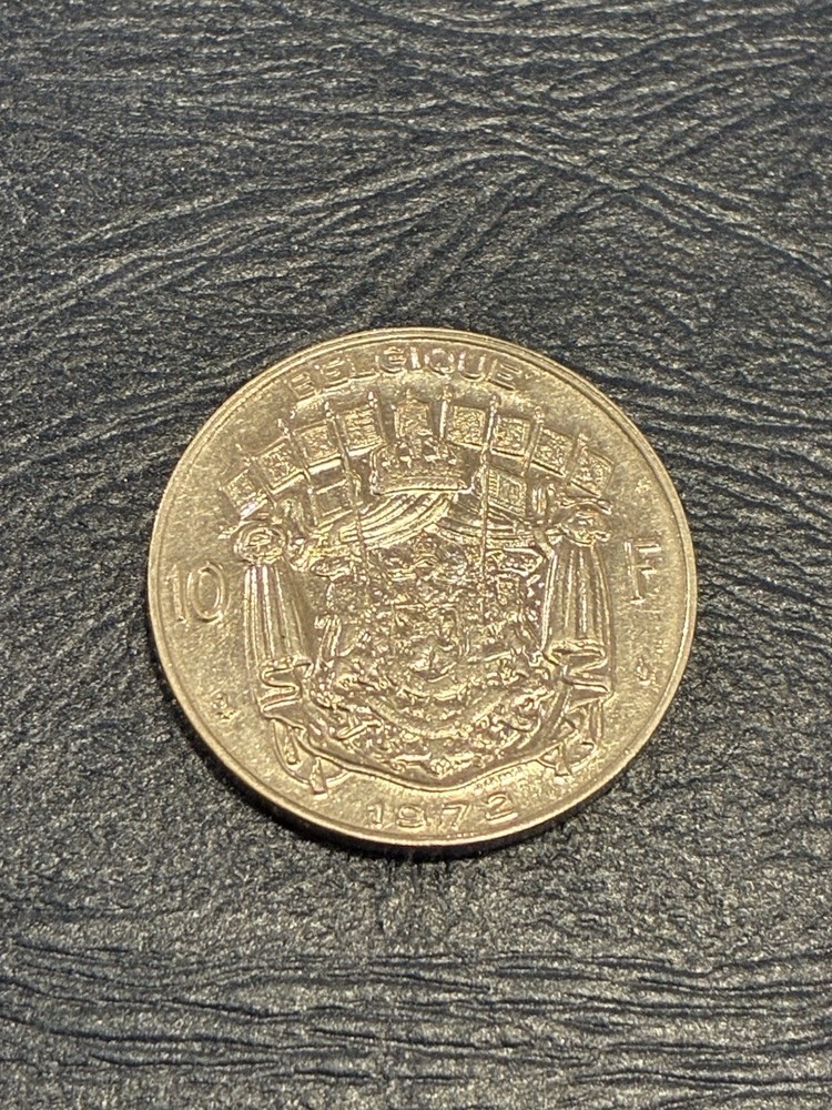 1972 Belgium 10 Franc Coin - Seemingly Uncirculated