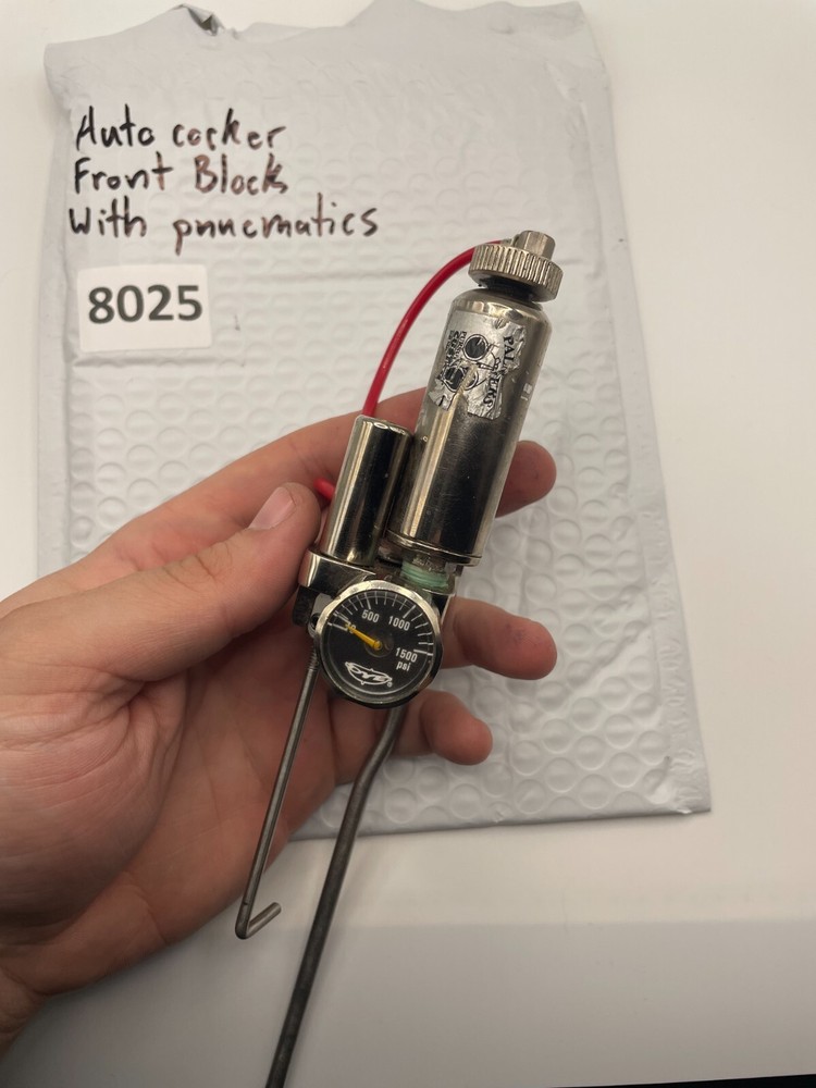 Autococker Front Block with Pneumatics Silver
