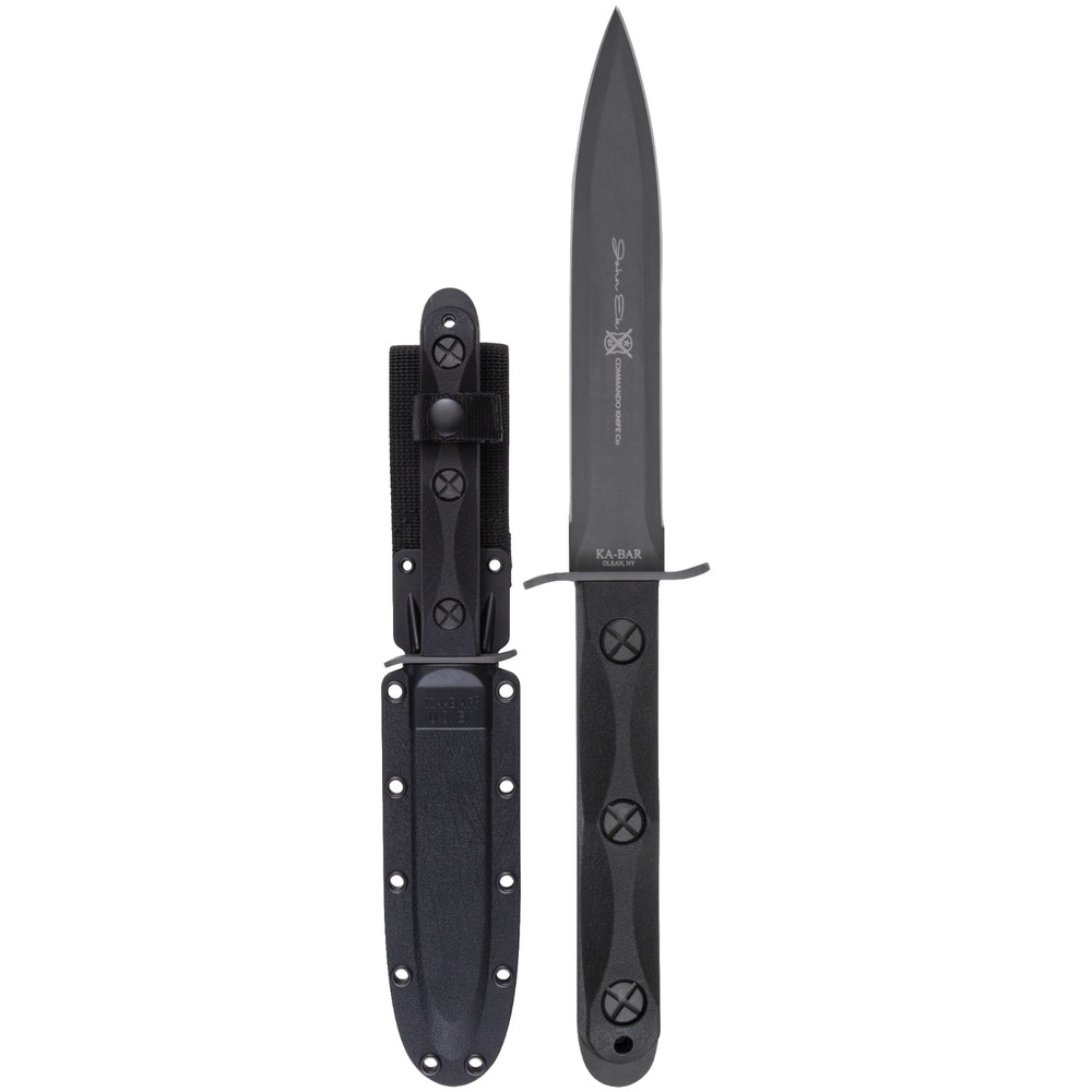 Ka-Bar EK Model 4 John Ek Commando Fixed Blade Knife 1095 Cro-Van