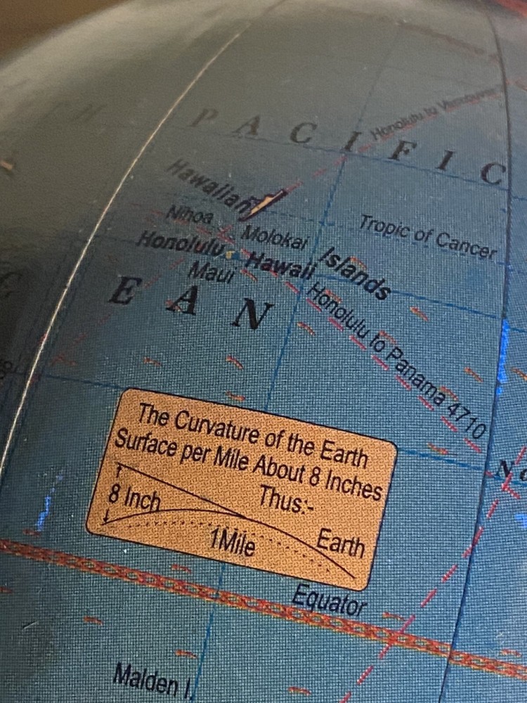 BEAUTIFUL DESKTOP TABLETOP MAP GLOBE - GREAT CONDITION