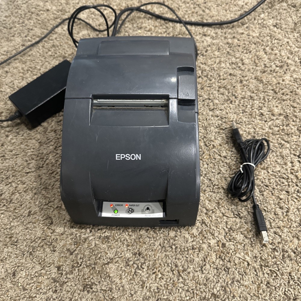 Epson TM-U220B M188B Kitchen Receipt Printer [ETHERNET/Network E04 +Power Cord]
