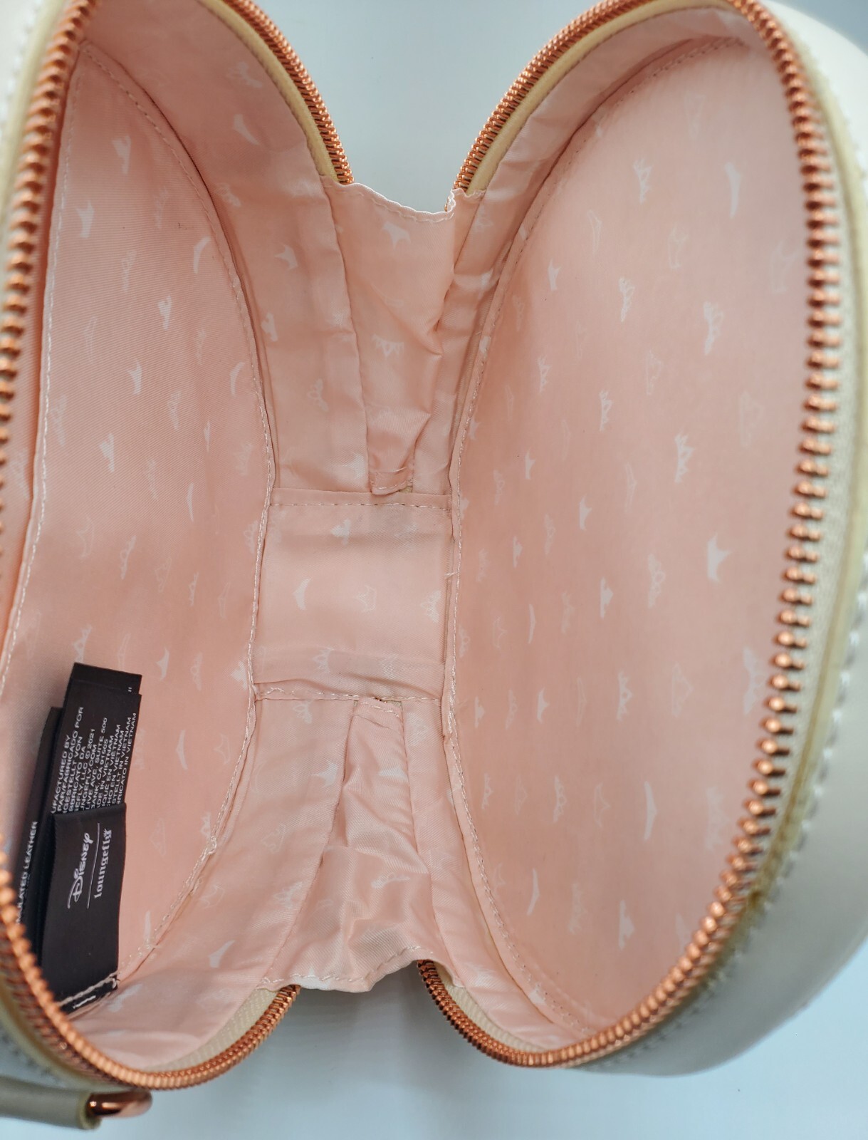 Loungefly Disney Princess Metal Crown Crossbody Purse - New Multiple Defects