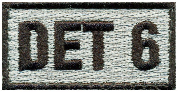 USAF 9th OPERATIONS GROUP DETACHMENT 6 POCKET TAB PATCH