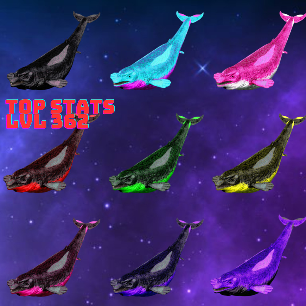 Ark Survival Ascended PVE Basilosaurus - Basilo TOP STATS