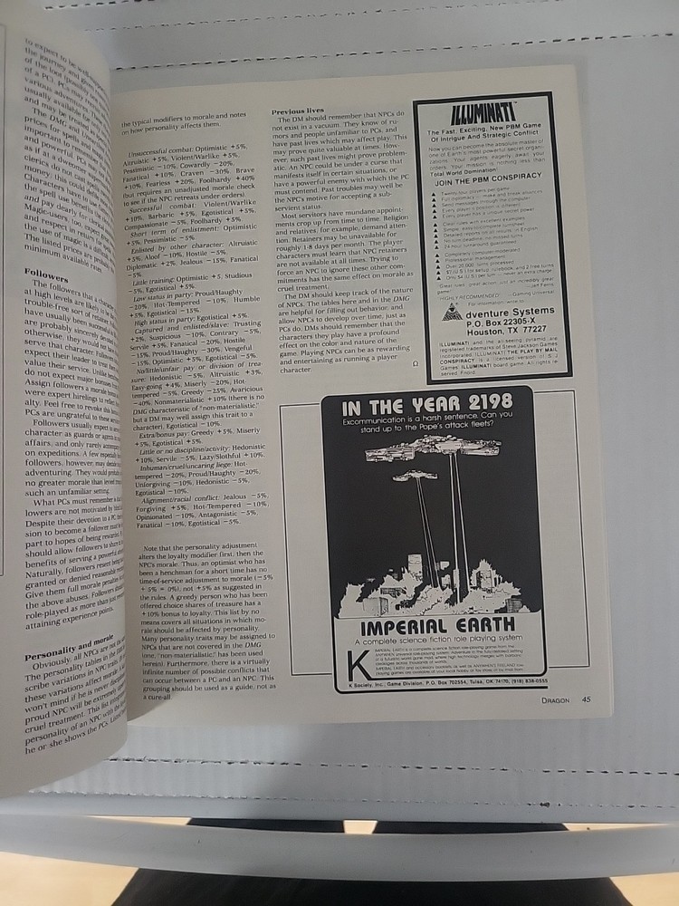 Dragon Magazine, Issue #117, Dungeons & Dragons