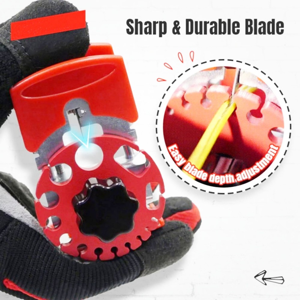 Wire Stripper Tool for Damaging Conductor Protection During Stripping Process