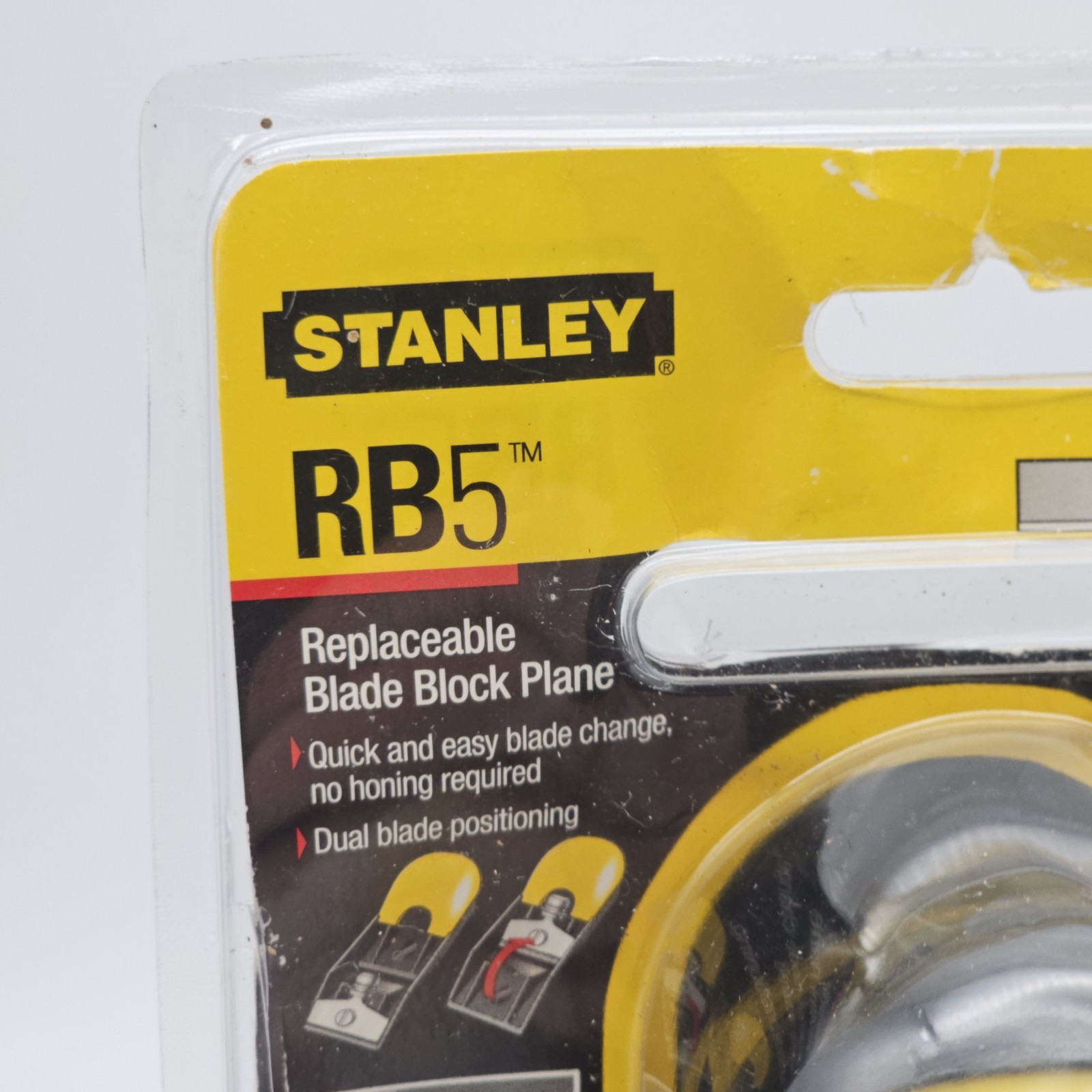 Stanley RB5 Block Plane No. 12-105 Adjustable Woodworking Hand Tool Carpenter