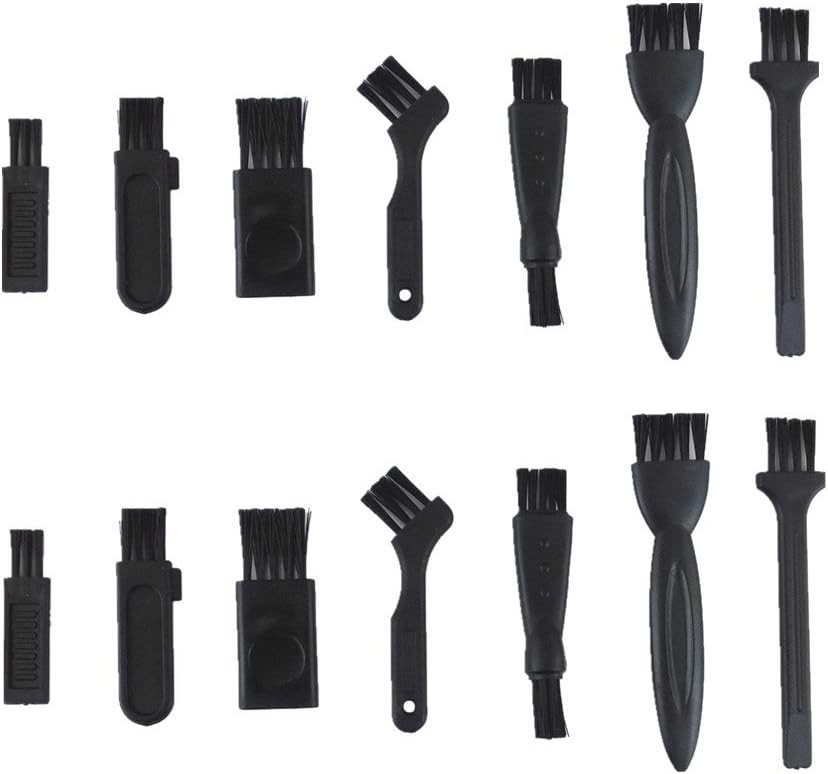 14pcs Electric Razor Cleaning Brushes Set for All Brands Black