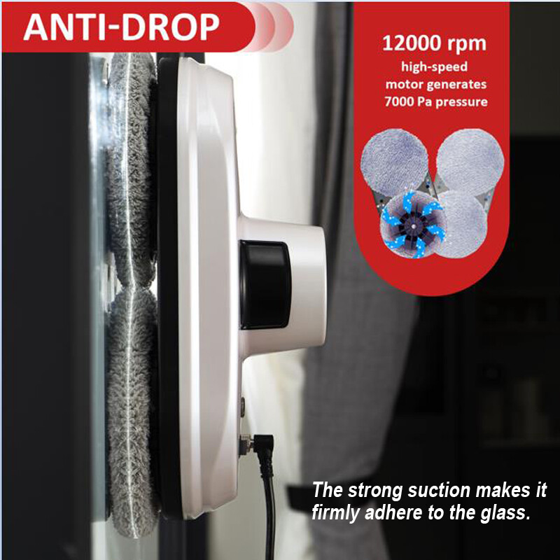 Automatic Robot Window Cleaner Smart Remote Control Cleaning Tool Home 110V/220V
