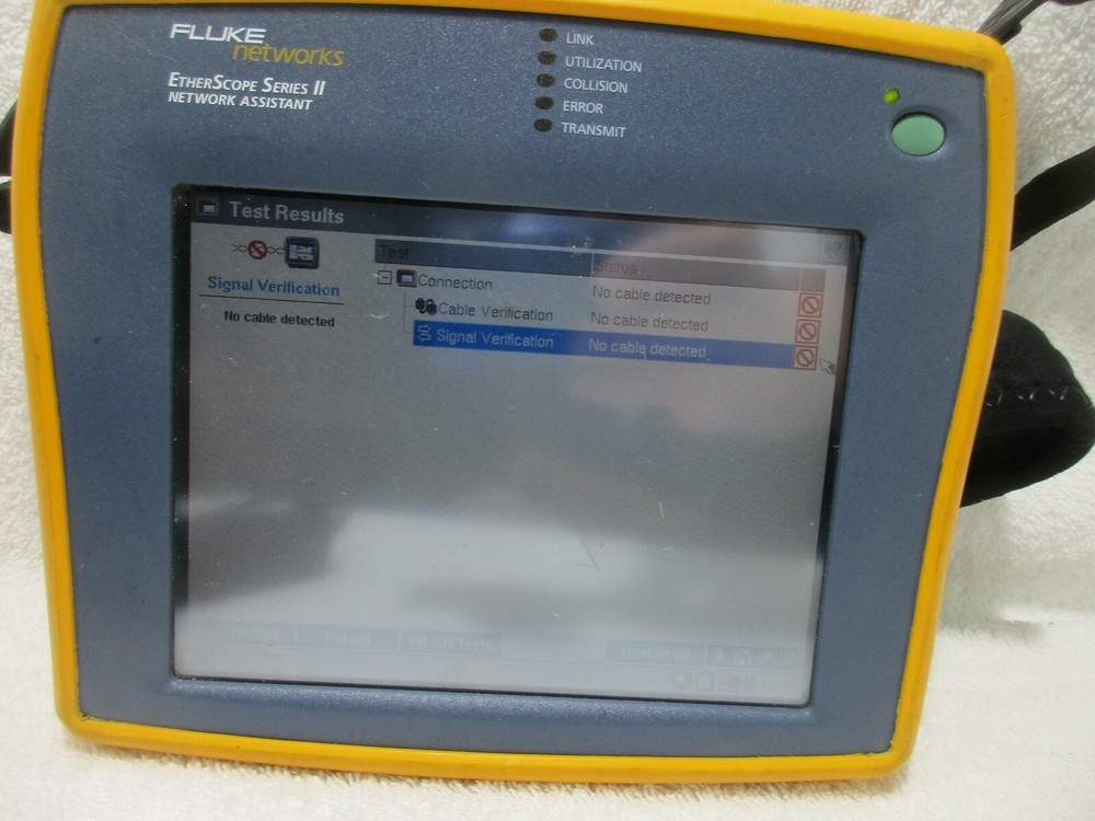 Fluke Networks EtherScope Series II Network Assistant Cable Tester Analyzer bare