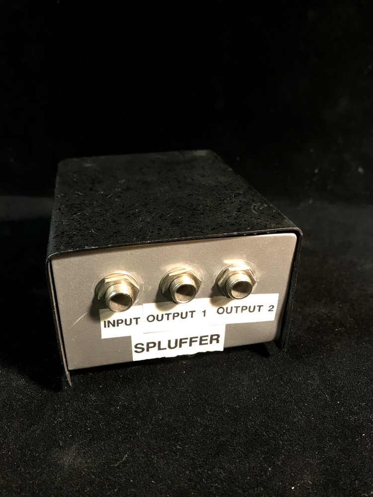 spluffer guitar channel  splitter equipment untested