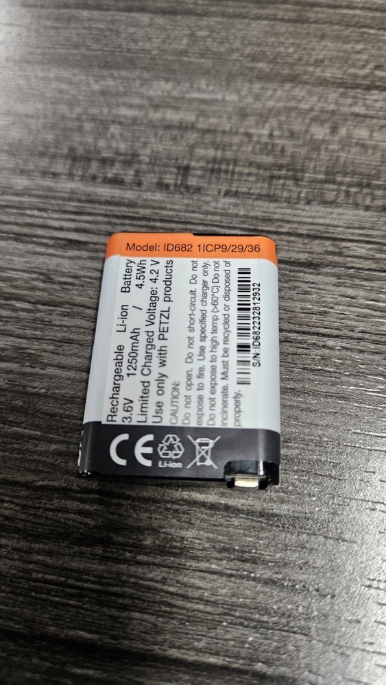 Petzl Core MICRO-USB Rechargeable Headlamp Lithium Hydrid Battery System E99ACA