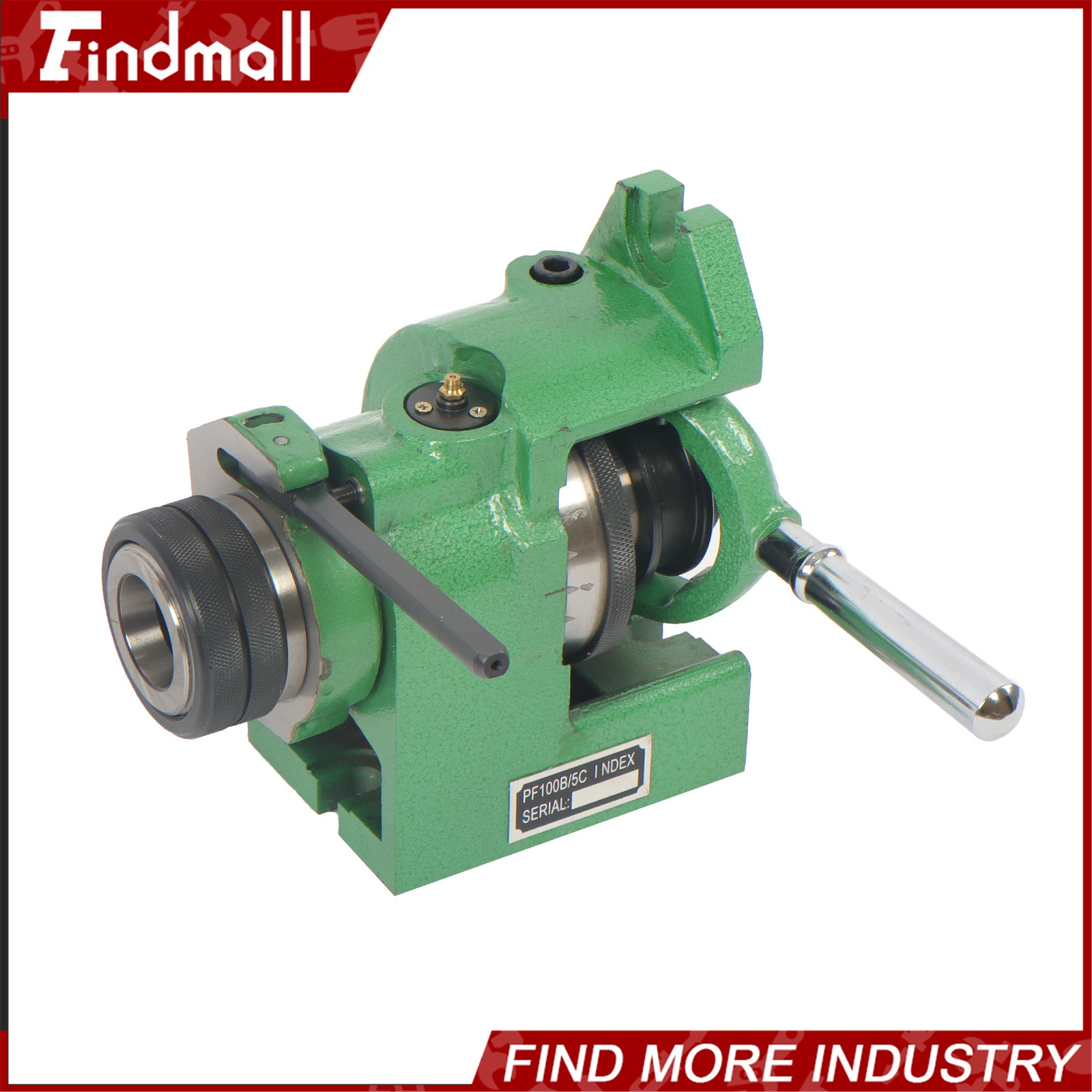 Findmall .0004" Thread 5C Collet Vertical Horizontal Spin Index Fixture Milling