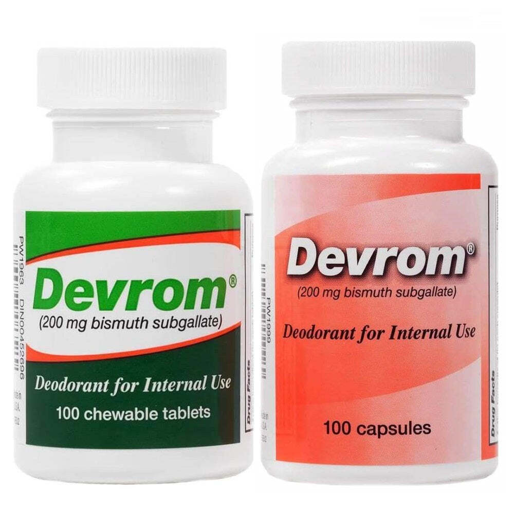 Devrom Flatulence Deodorizer and Internal Deodorant