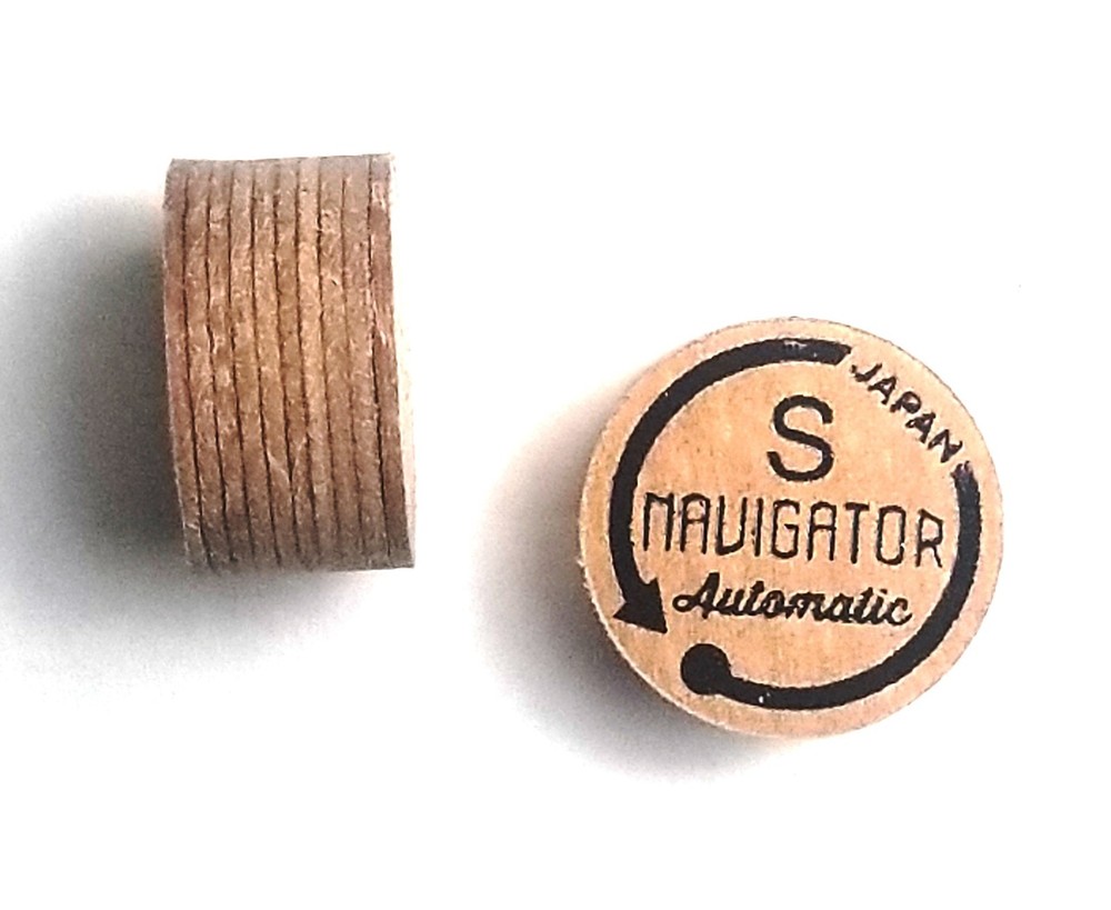 Navigator AUTOMATIC Soft 10 Layer Pigskin Leather Pool Cue Tip - Brown