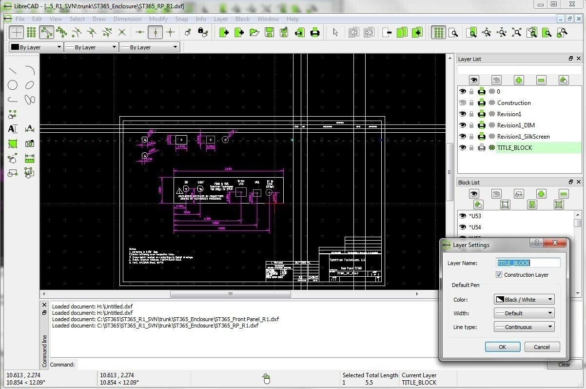 Libre Cad 2D - Computer Aided Design CAD Software Package for Windows on CD
