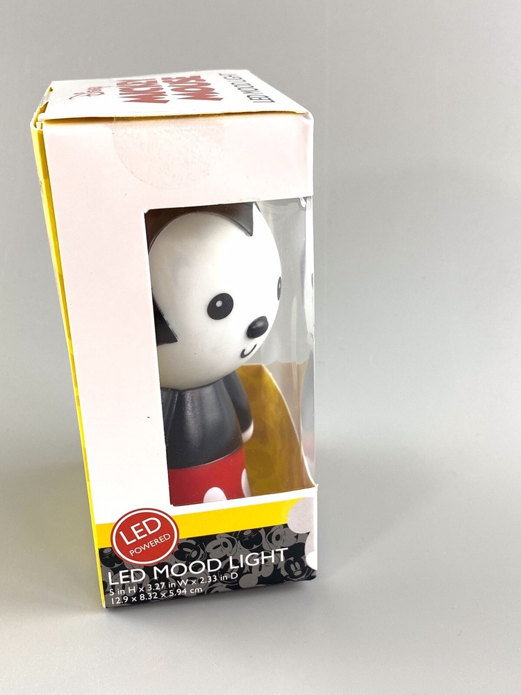 Disney Mickey Mouse 5" LED Mood Light Led Powered