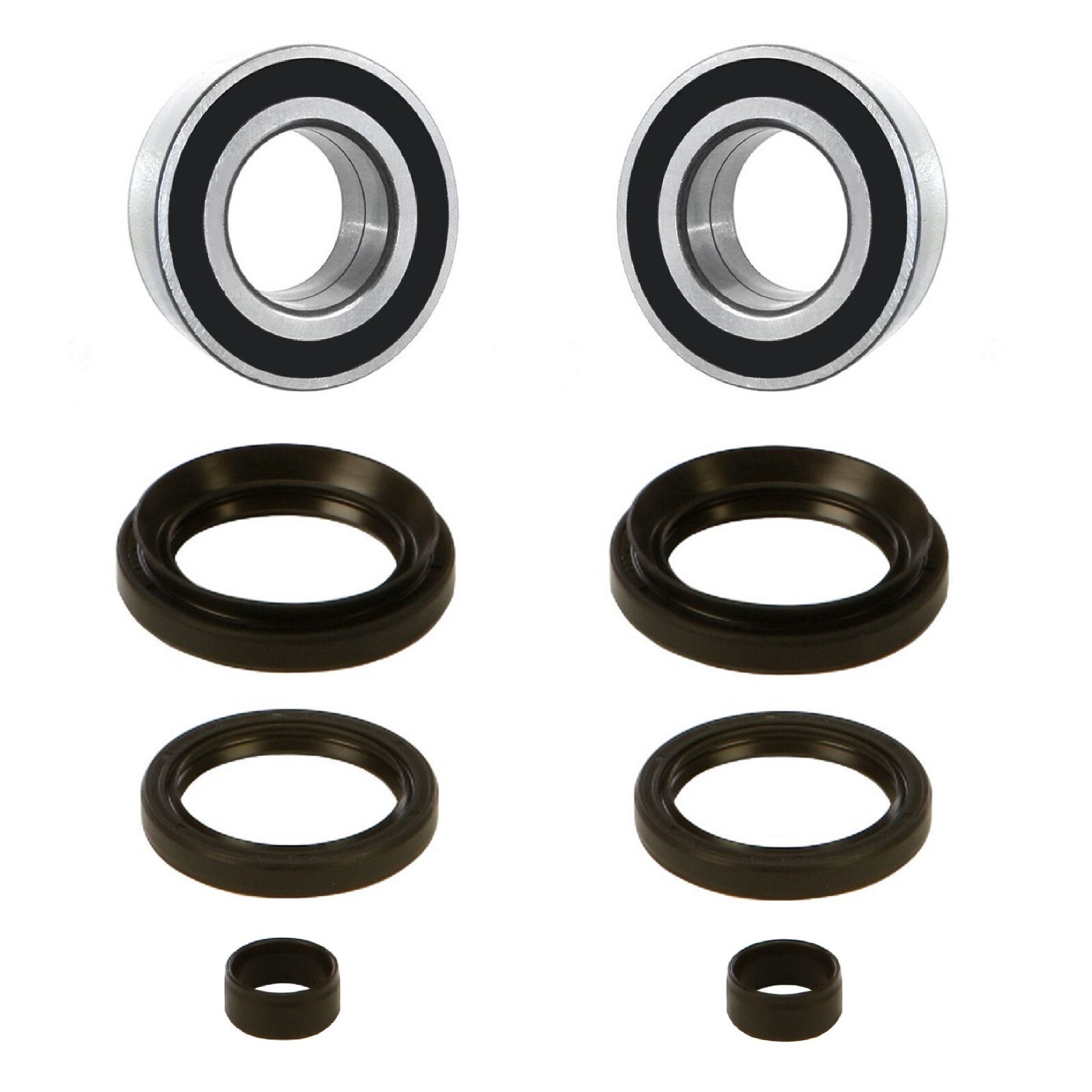 Both Front Wheel Bearing Seal Kits for Honda Rancher 350 4x4 & Rancher 400 4x4