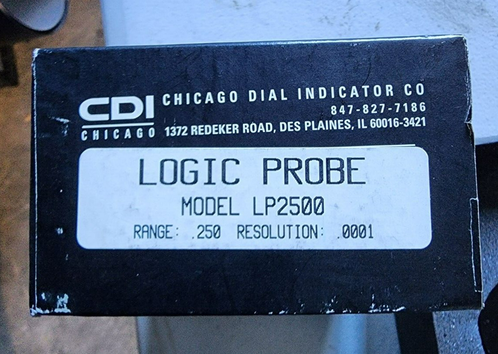 CDI Chicago LP2500 Logic Probe .250" Range 0.0001" Resolution