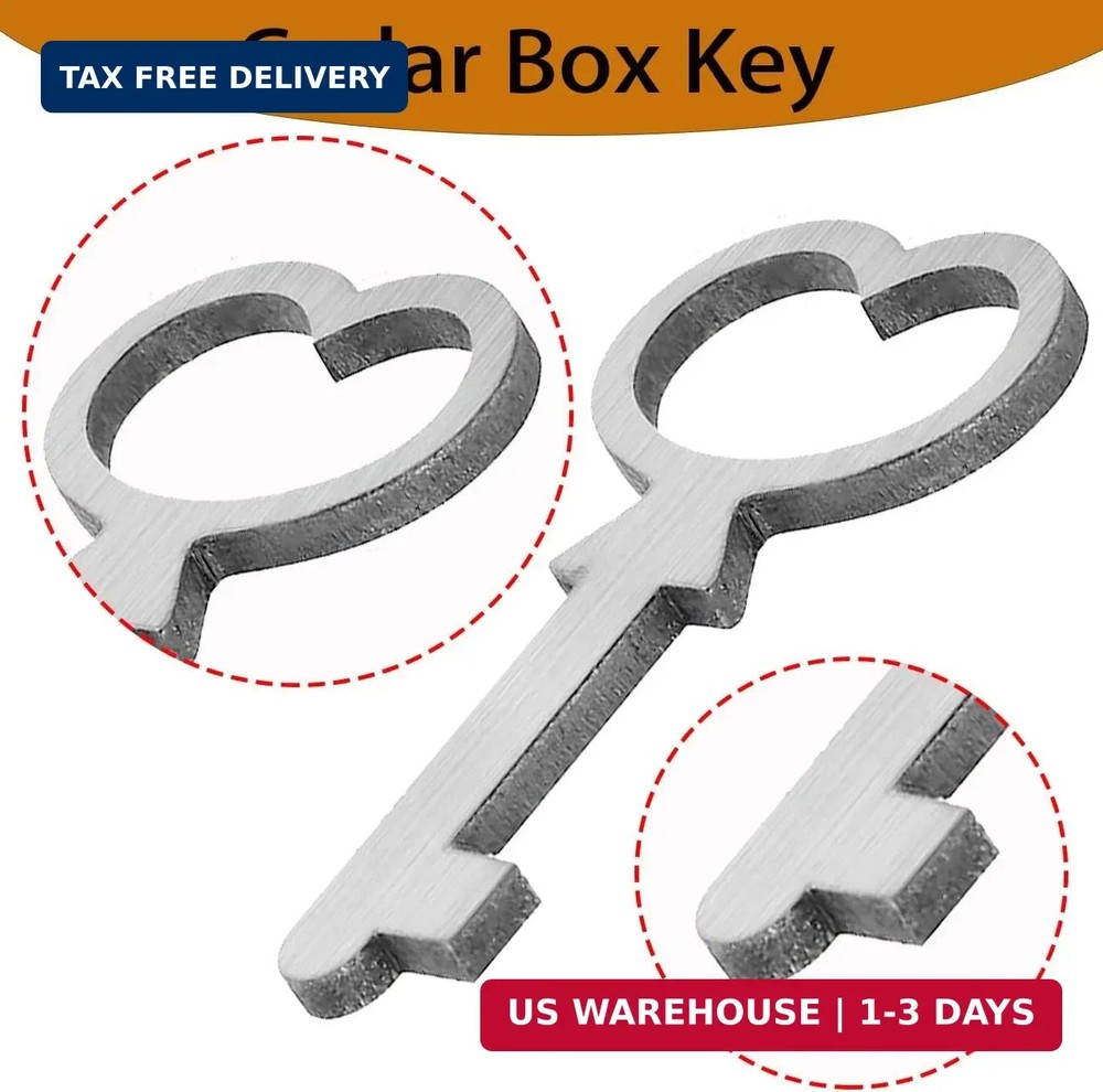 Cedar Box Key Replacement, for Lane Mini Keepsake, Boxes Key, Lock Metal 2PC USA