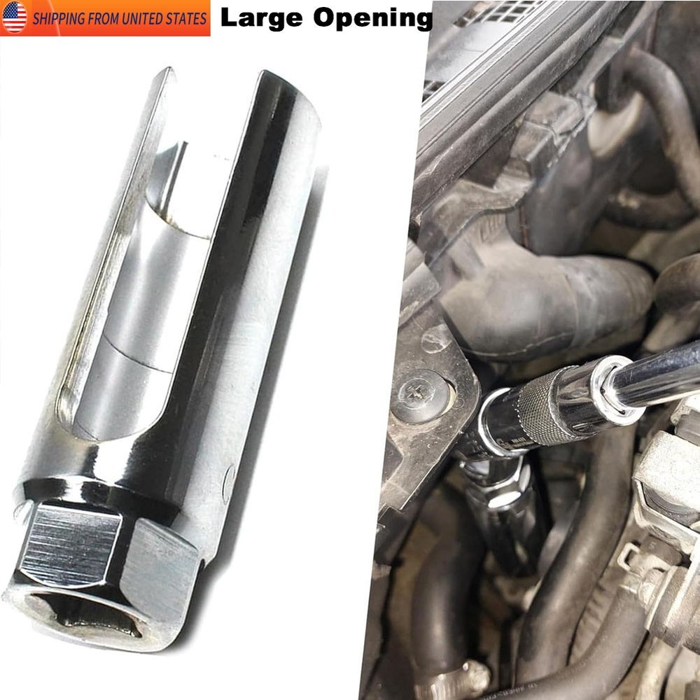 Universal 22mm Car Oxygen Sensor Socket Wrench Removal Installation Tool Big