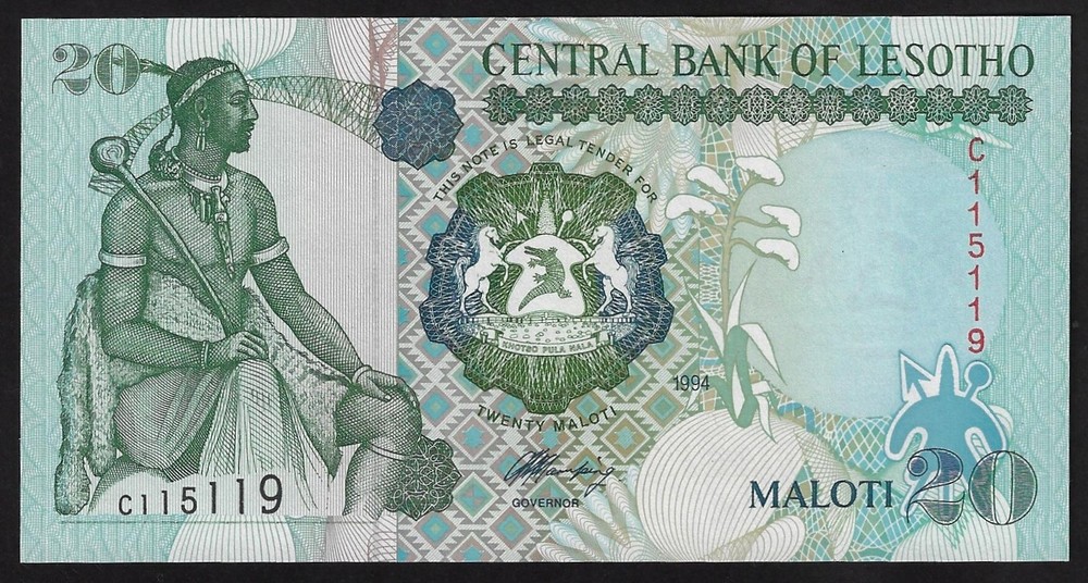 Lesotho 20  Maloti  1994   P-16a  UNC