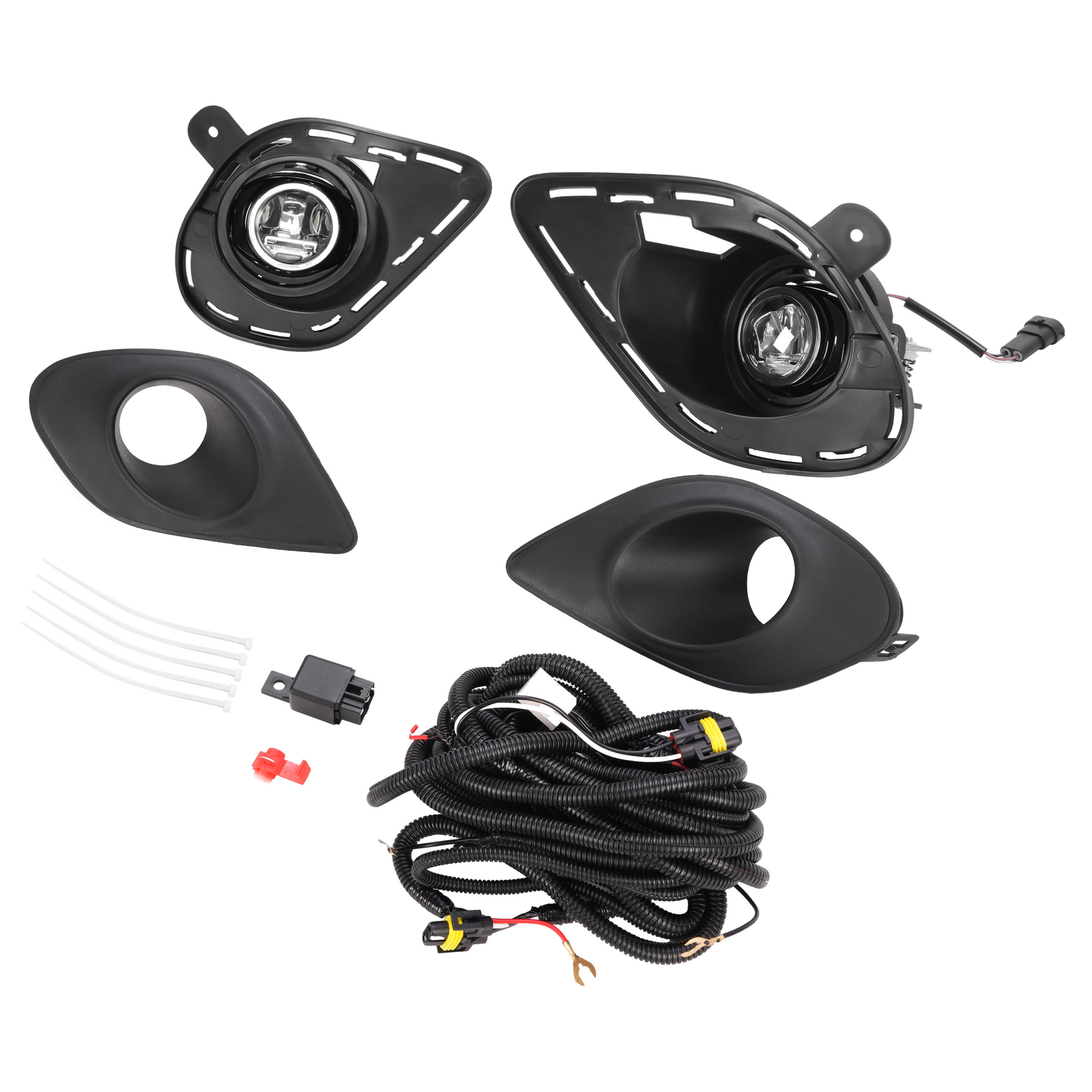 FOR DODGE CHARGER 2015 16-23 2019 BUMPER FOG LIGHT DRIVING LAMPS W/BRACKET COVER