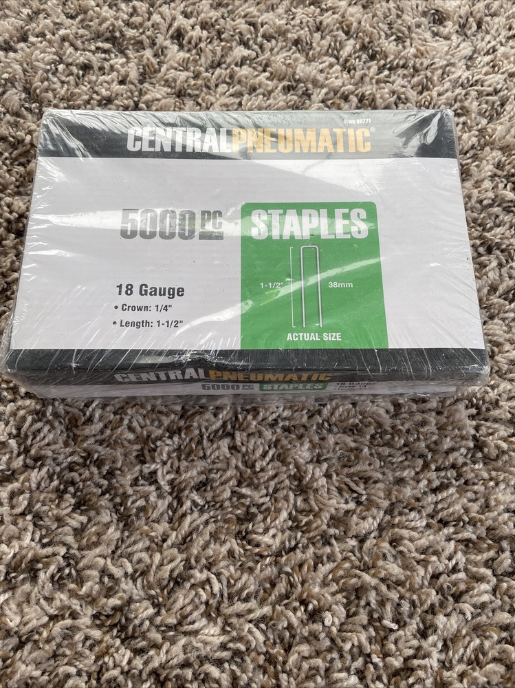 centralpneumatic staples 5000pc