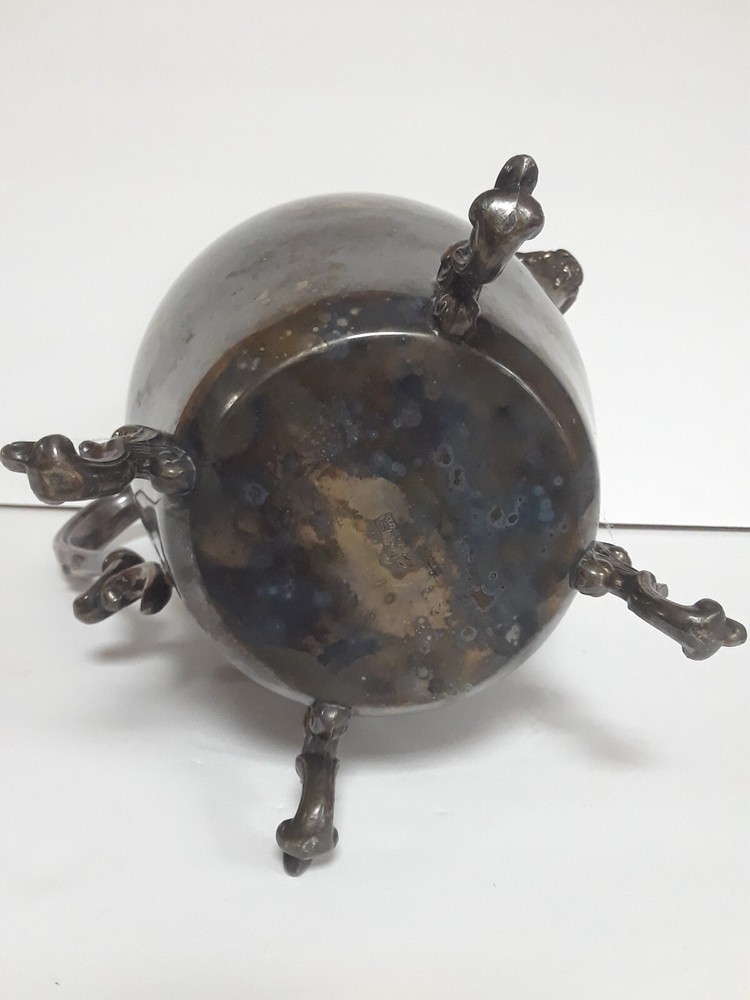 Antique Silver on Copper Creamer Jug
