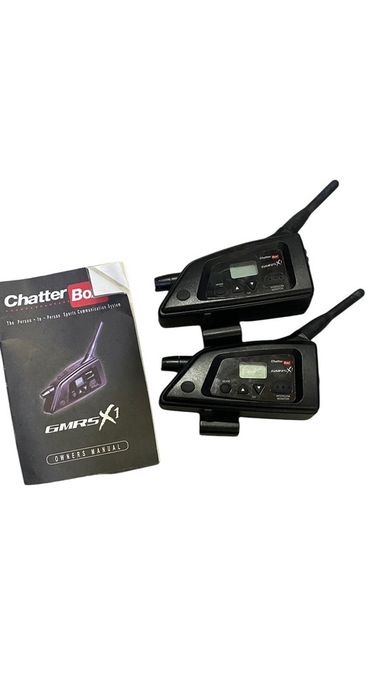 2 pc Sets Chatterbox GMRS X1 Transmitter Communication Head AS SHOWN