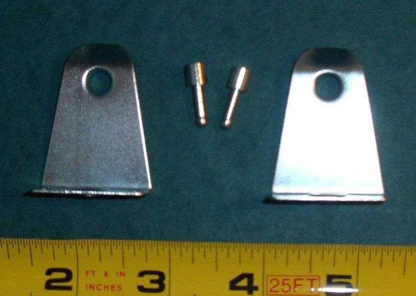 2" Horizontal Blind Hold Down with Pins, METAL for DURABILITY!