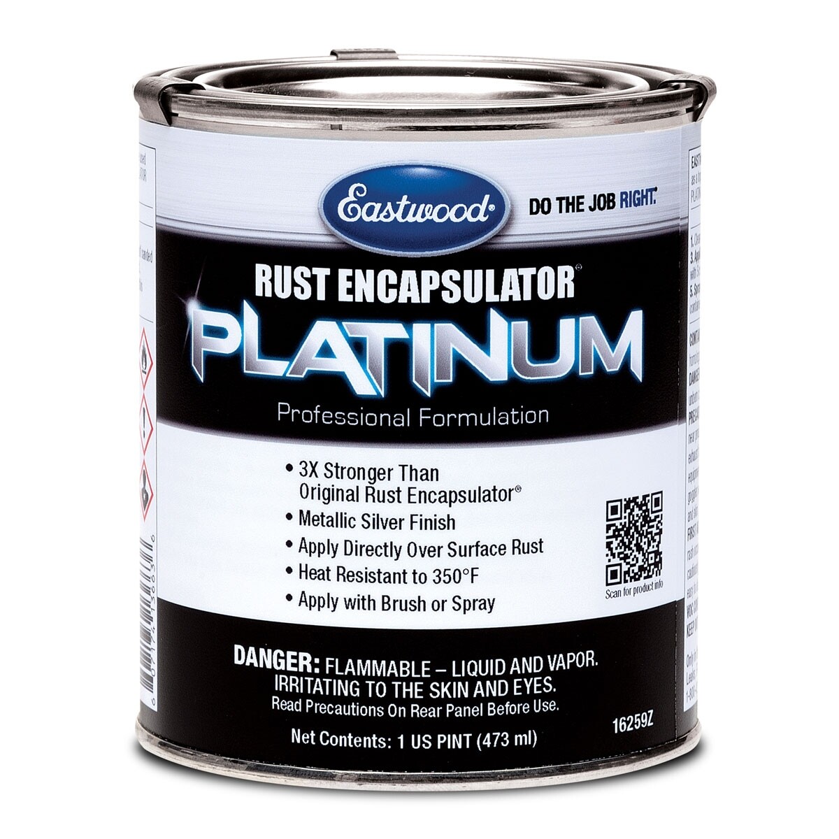 Eastwood Rust Encapsulator Platinum 1 Pint UV Resistant High-Tech Formula