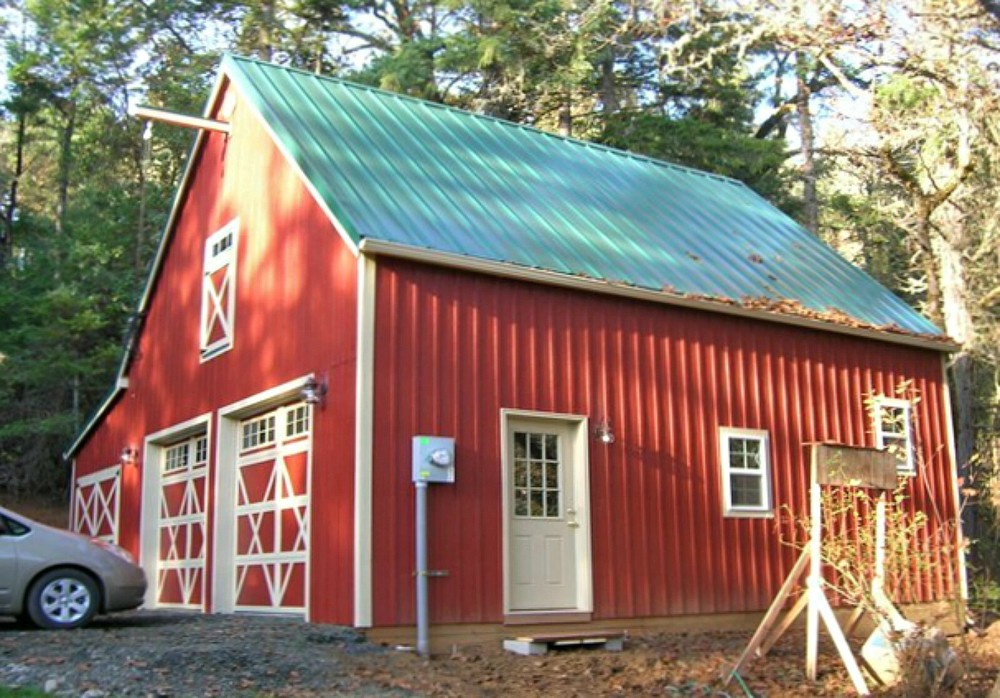 12 Pole-Barn Layouts with Lofts - Complete Construction Plans (B6)