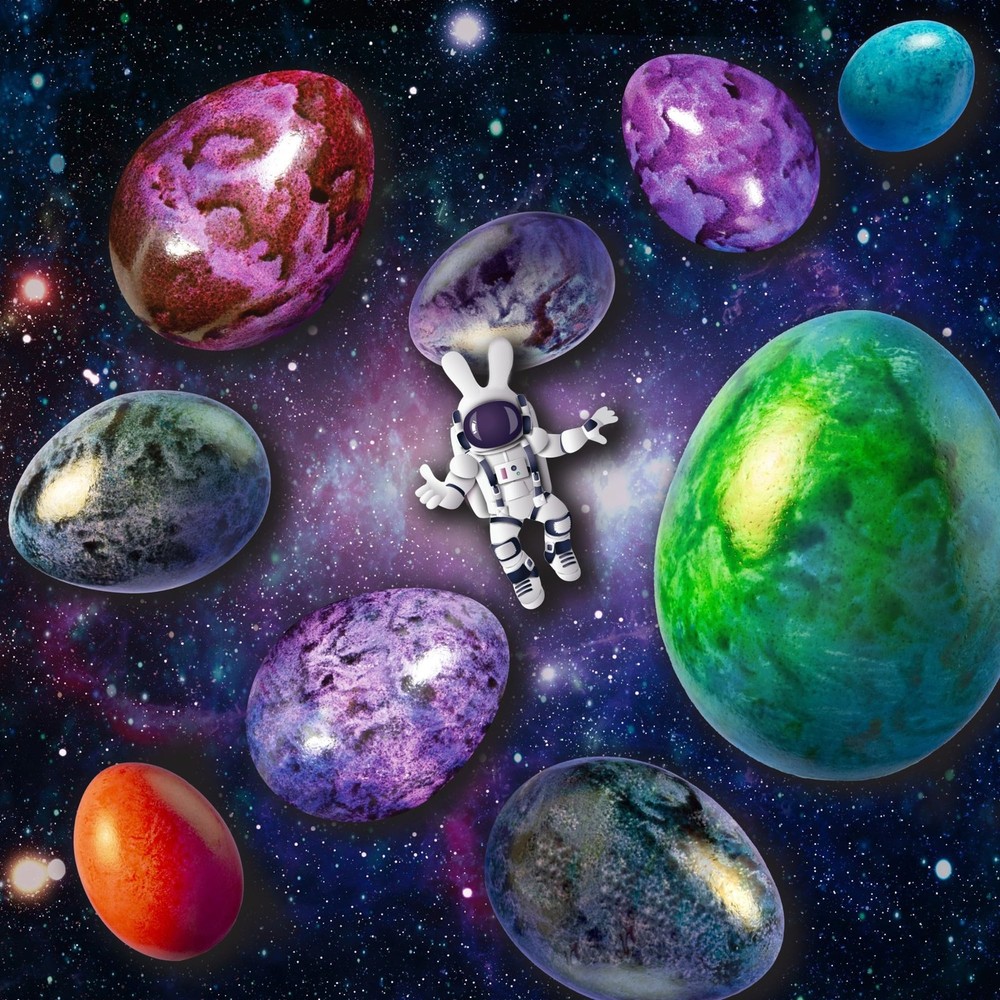 PAAS Cosmic Easter Egg Decorating Kit – Space Themed Dye Small,