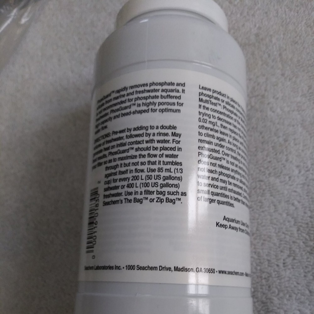 Seachem PhosGuard 500mL Phosphate & Silicate Removing Filter Media