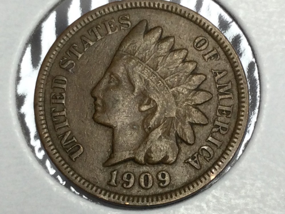 1909 Indian Cent in extra fine