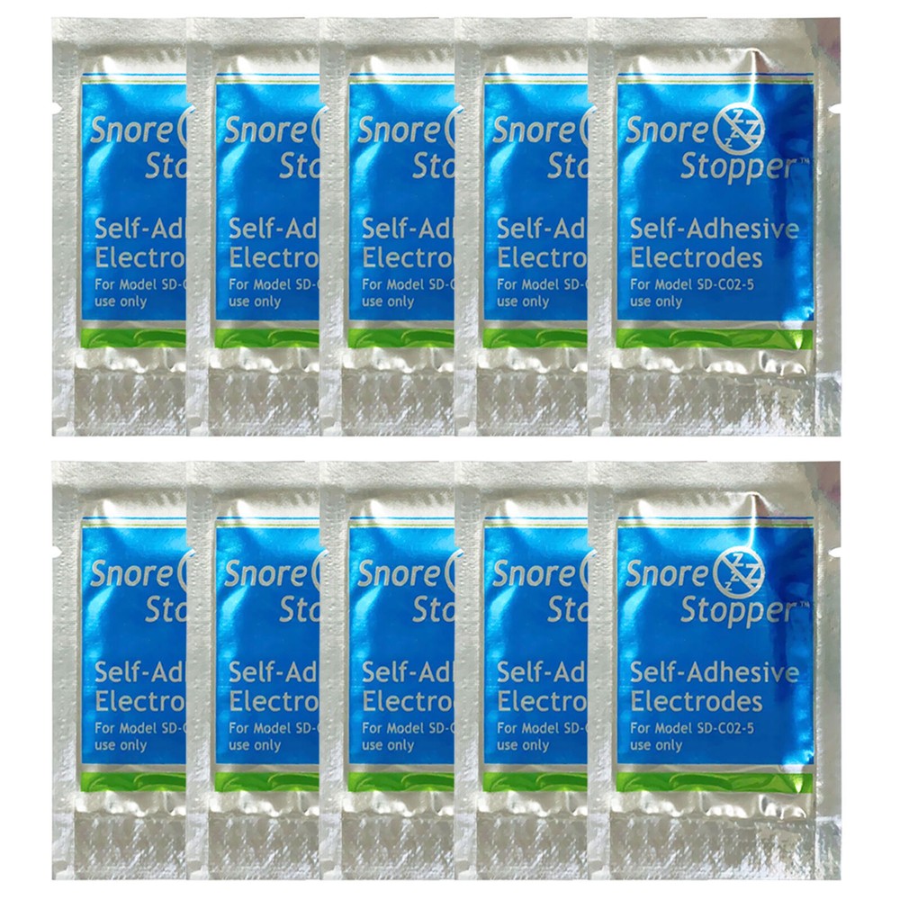 50-10Pack Snore Stopper Electrode Pad Self-adhesive Electrode Paste Sleeping Aid